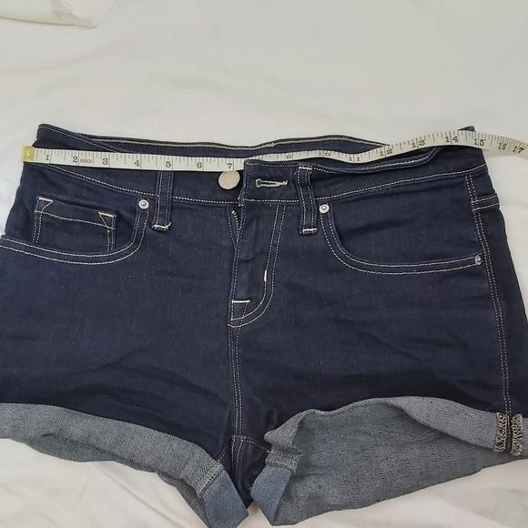Urban Outfitters BDG Dark Denim Mid Rise Shortie - Picture 7 of 10